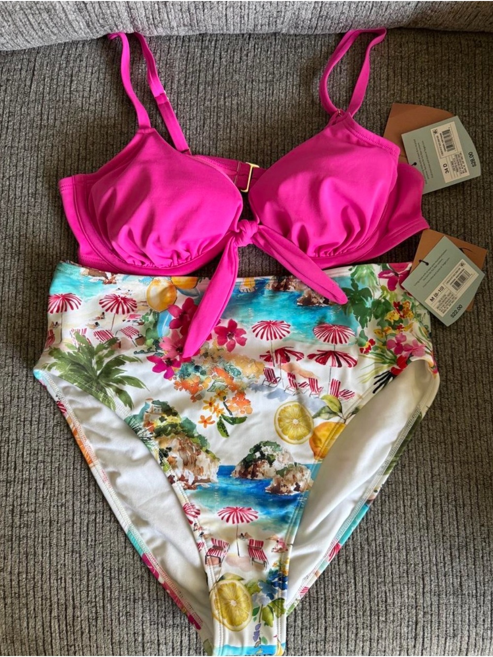 Tropical Print Bikini
